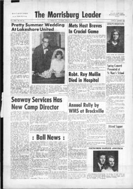June 12 1970 Edition of The Morrisburg Leader