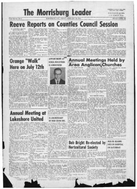 February 07 1969 Edition of The Morrisburg Leader