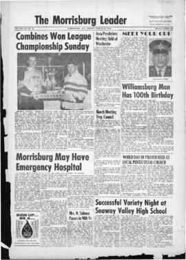 March 08 1968 Edition of The Morrisburg Leader