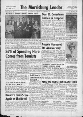 November 21 1969 Edition of The Morrisburg Leader