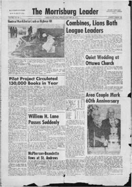 January 09 1970 Edition of The Morrisburg Leader