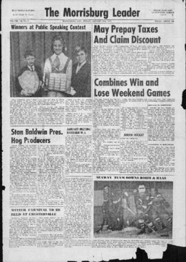 January 23 1970 Edition of The Morrisburg Leader