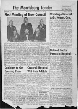 January 10 1969 Edition of The Morrisburg Leader
