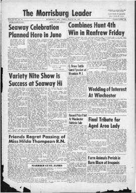 March 07 1969 Edition of The Morrisburg Leader