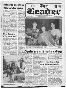 January 23 1985 Edition of The Morrisburg Leader