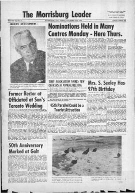 November 22 1968 Edition of The Morrisburg Leader