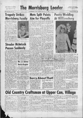 August 01 1969 Edition of The Morrisburg Leader