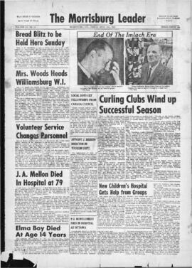 April 18 1969 Edition of The Morrisburg Leader