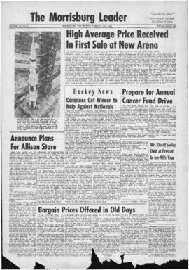 January 24 1969 Edition of The Morrisburg Leader