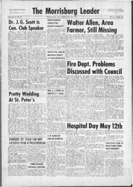 May 08 1970 Edition of The Morrisburg Leader