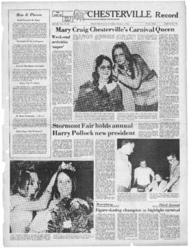 February 07 1974 Edition of The Chesterville Record