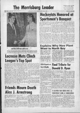 July 26 1968 Edition of The Morrisburg Leader