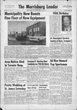 May 02 1969 Edition of The Morrisburg Leader
