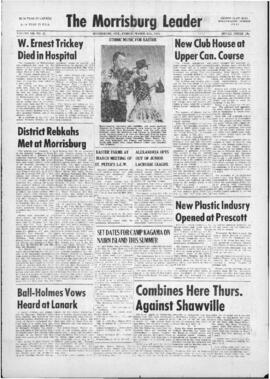 March 27 1970 Edition of The Morrisburg Leader