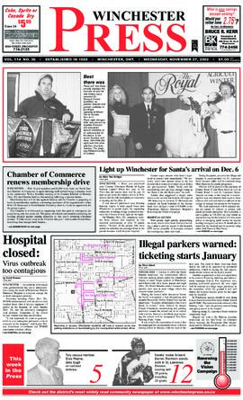 November 27 2002 Edition of Winchester Press