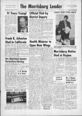 May 01 1970 Edition of The Morrisburg Leader
