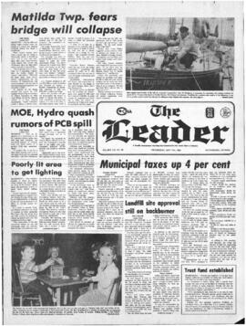 May 15 1985 Edition of The Morrisburg Leader