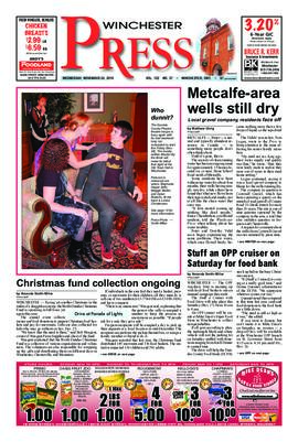 November 24 2010 Edition of Winchester Press