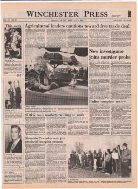 October 07 1987 Edition of Winchester Press