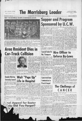 April 11 1969 Edition of The Morrisburg Leader